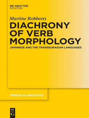 cover image of Diachrony of Verb Morphology